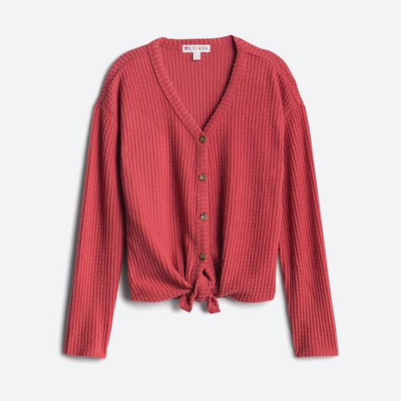 Love, Glam Girl Other - Love Glam Girl Susana Button Down Tie Front Waffle Top 🫶